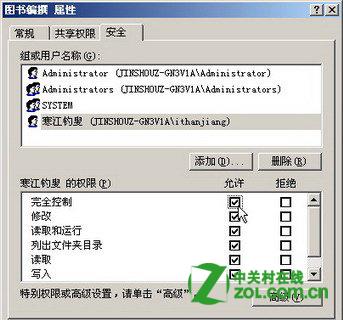 怎样能够快速的设置共享文件夹的权限，使得不同的用户对同一个共享文件夹有不同的权限？